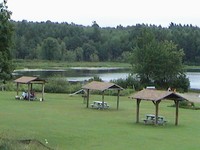 picnic tables
